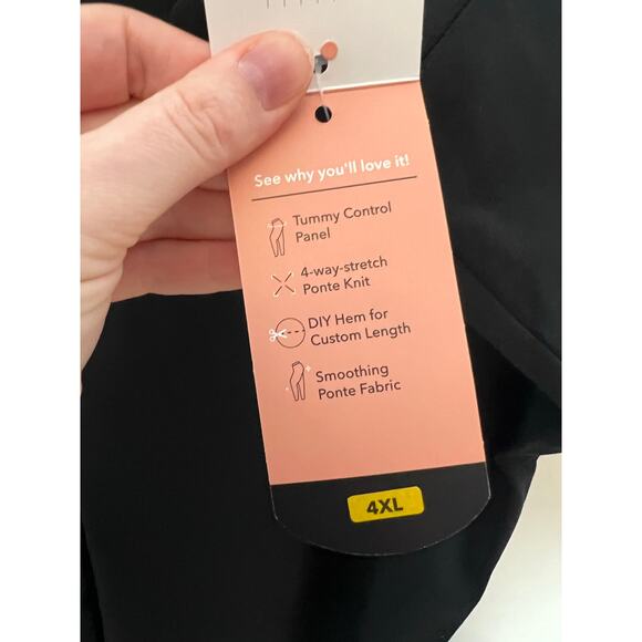 NEW Shapermint Women's 4XL Slim Leg Shaper Pant Black Shapewear Tummy Control - Picture 11 of 16